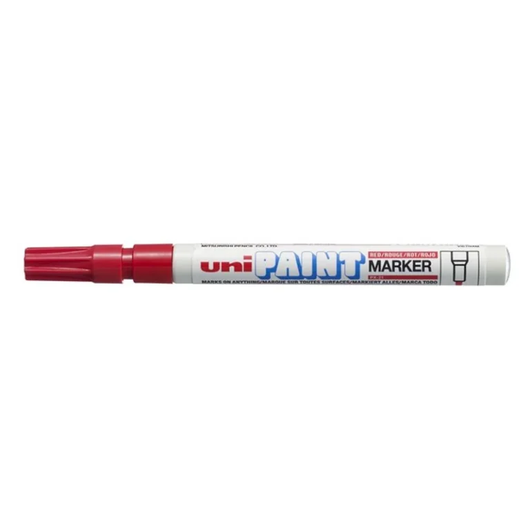 Lakkmarker, 0,8-1,2 mm, UNI "PX-21", piros