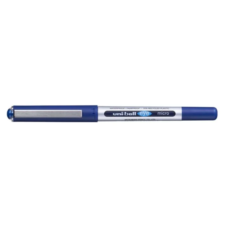 Rollertoll, 0,3 mm, UNI "UB-150E Eye Micro Eco", kék