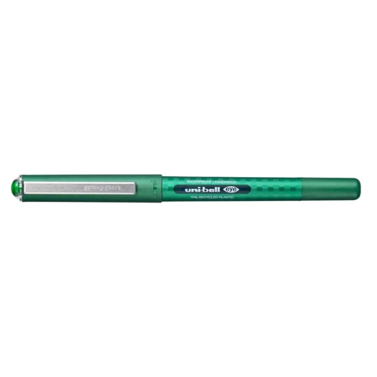 Rollertoll, 0,5 mm, UNI "UB-157DE  Eye Eco", zöld