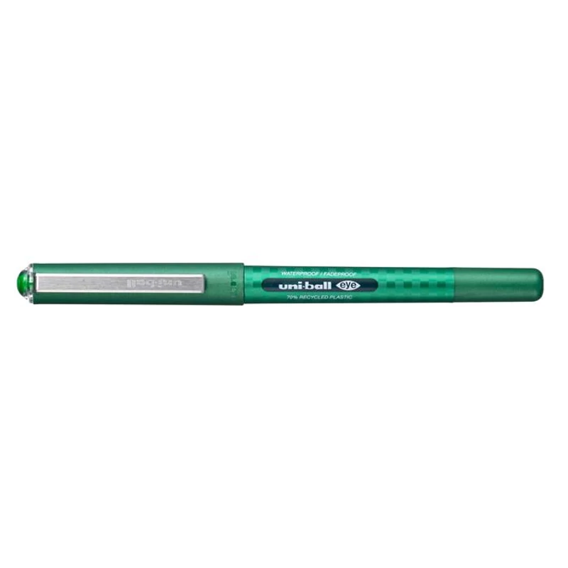 Rollertoll, 0,5 mm, UNI "UB-157DE Eye Eco", zöld