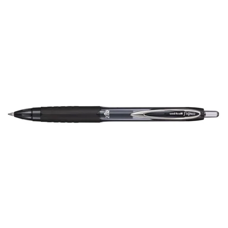 Zseléstoll, 0,4 mm, nyomógombos, UNI "UMN-207E Signo", fekete