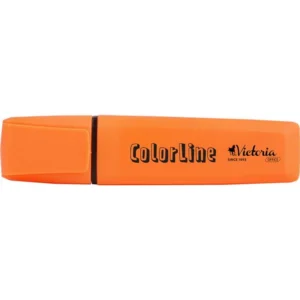 Szövegkiemelő, 1-5 mm, VICTORIA OFFICE, "ColorLine", narancssárga