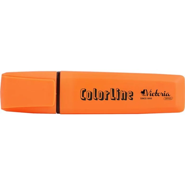 Szövegkiemelő, 1-5 mm, VICTORIA OFFICE, "ColorLine", narancssárga