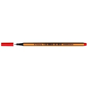 Tűfilc, 0,4 mm, VICTORIA OFFICE,"Slim", piros