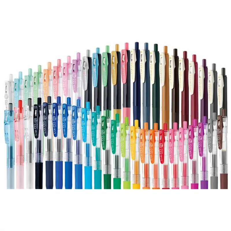 Zseléstoll, 0,33 mm, nyomógombos, ZEBRA "Sarasa Clip", kékesfekete
