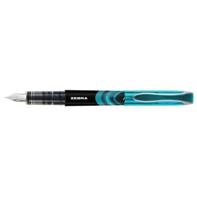 Töltőtoll, 0,6 mm, ZEBRA "Fountain pen", világoskék
