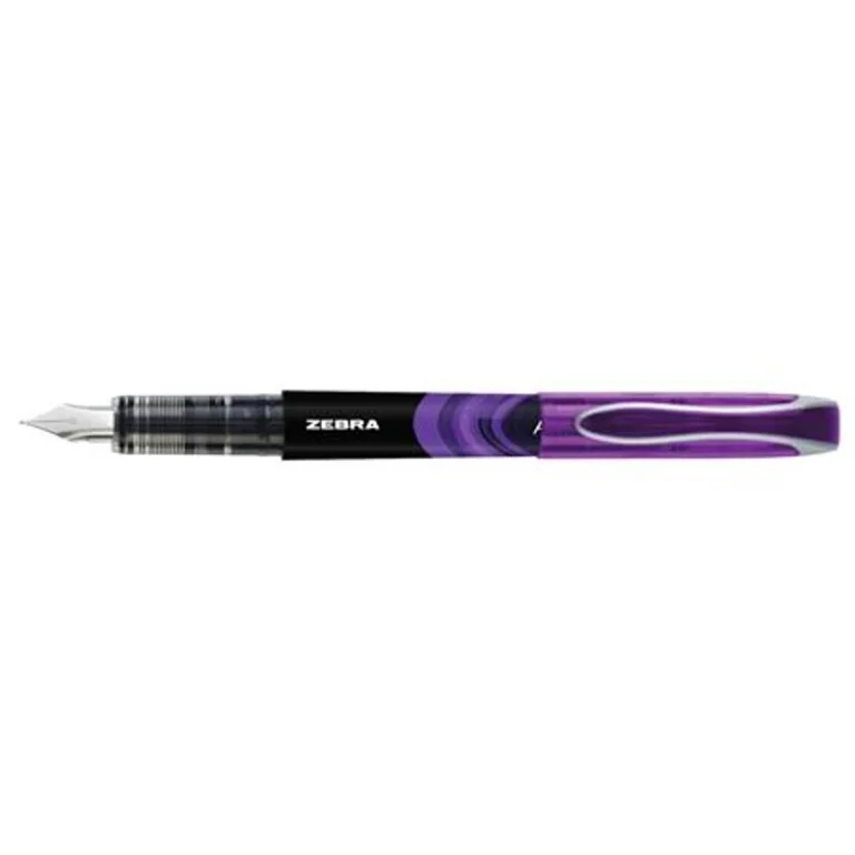 Töltőtoll, 0,6 mm, ZEBRA "Fountain pen", lila