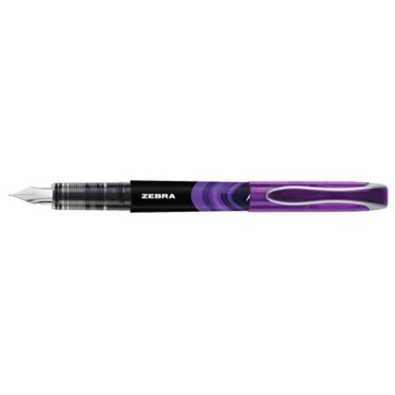 Töltőtoll, 0,6 mm, ZEBRA "Fountain pen", lila