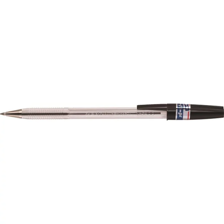 Golyóstoll, 0,24 mm, kupakos, ZEBRA "N-5200" fekete