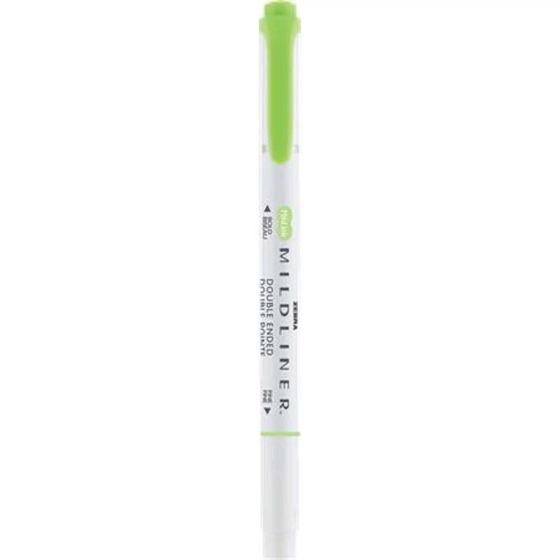 Szövegkiemelő, 1,0 / 3,5 mm, kétvégű ZEBRA "Mildliner Cool & Refined" zöld