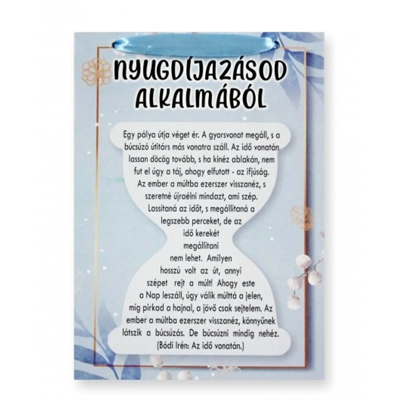 Dísztábla-A nyugdíjazásod alkalmából 3