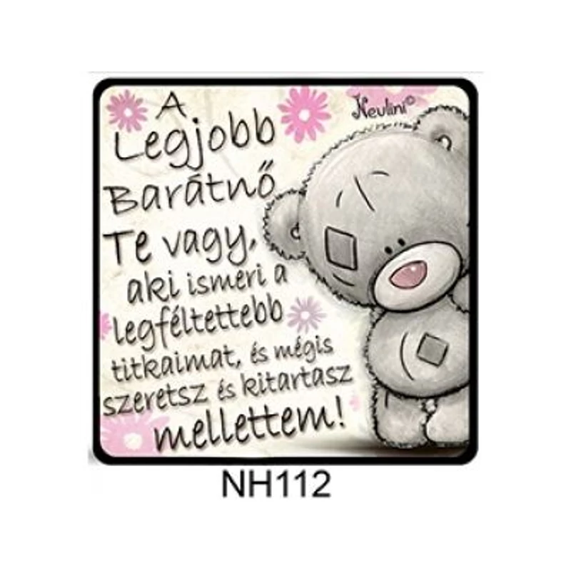 Hűtőmágnes-A legjobb barátnő