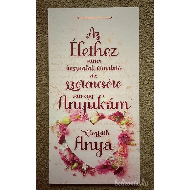 Fa tábla-Az élethez nincs használati