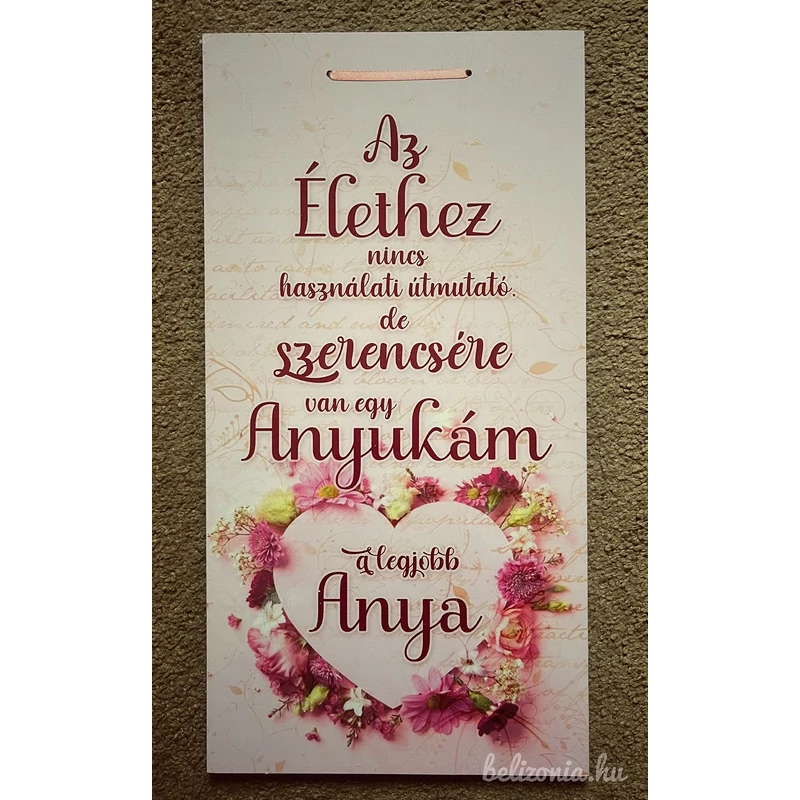 Fa tábla-Az élethez nincs használati