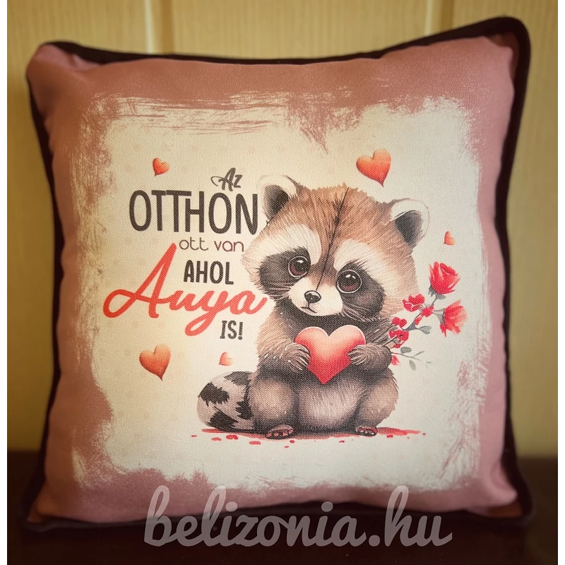 Párna kocka - Az otthon ott van ahol Anya is