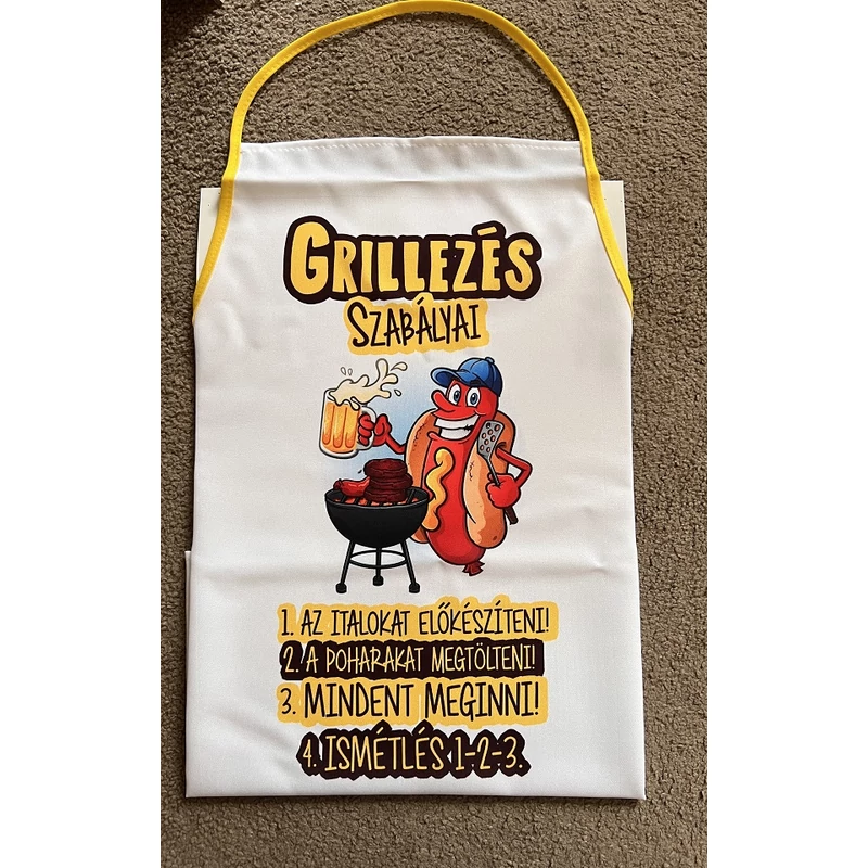Kötény  - Grillezés szabályai