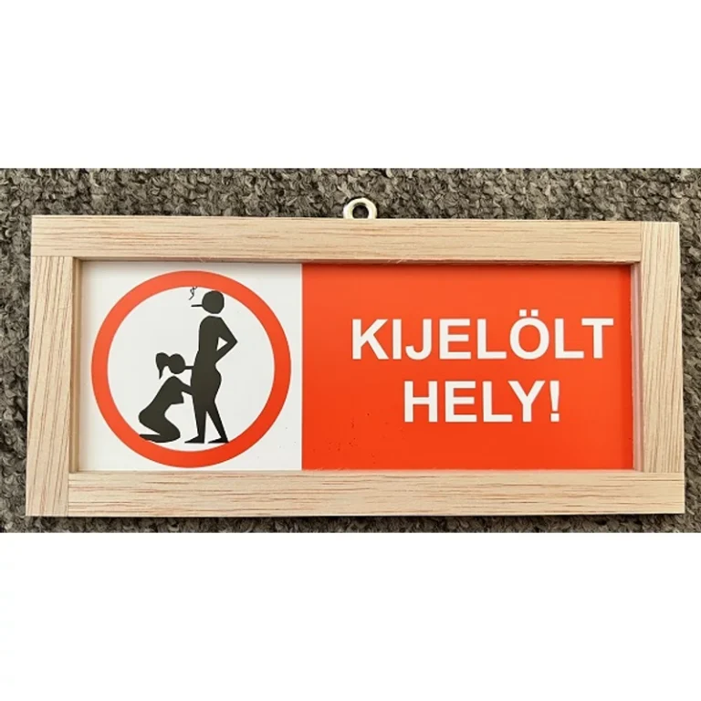 Fatábla - Kijelölt hely