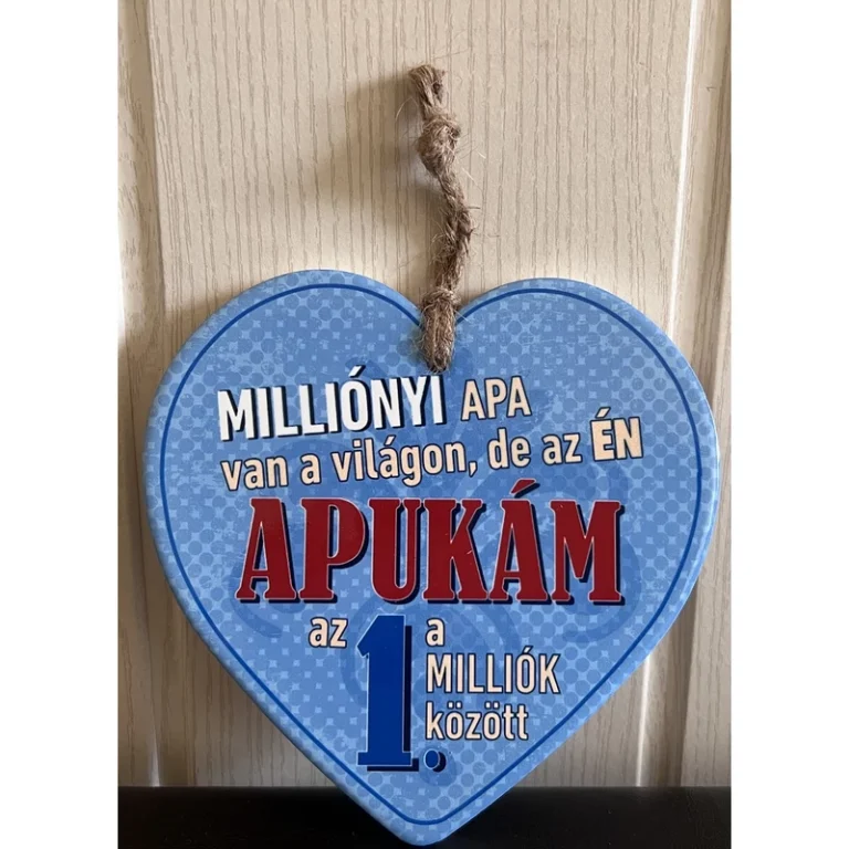 Kerámia falitábla Milliónyi Apa van a világon - Ajándék Apának