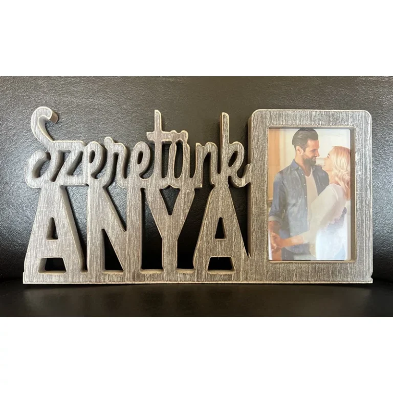 Képkeret fa hatású - Szeretünk Anya 2