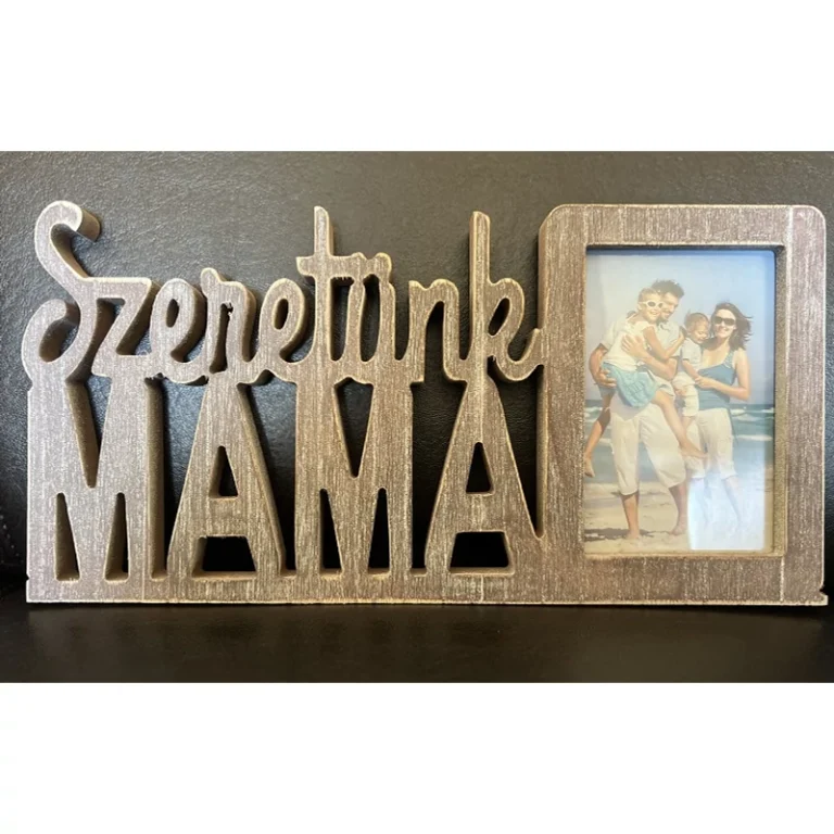 Képkeret fa hatású  -Szeretünk Mama 2