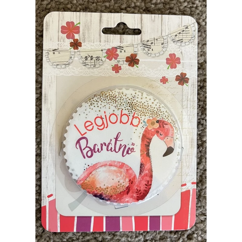 Hűtőmágnes - Legjobb Barátnő  Flamingó