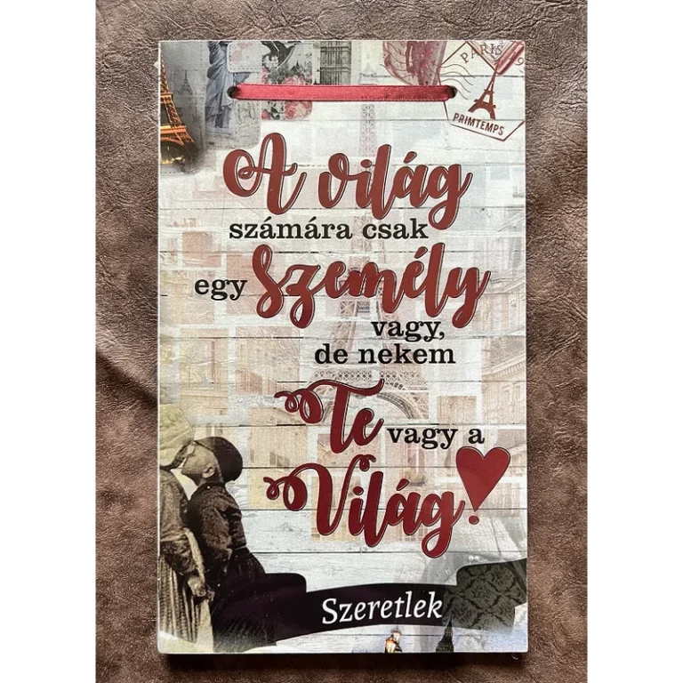 Dísztábla nagy - A világ számára csak egy.....