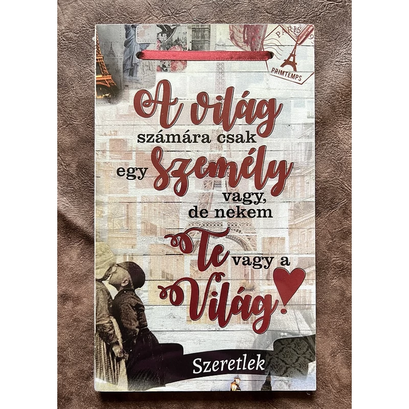 Dísztábla nagy - A világ számára csak egy.....