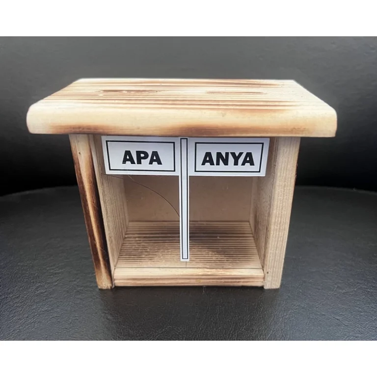 Vicces persely Apa Anya felirattal  - Vicces ajándék