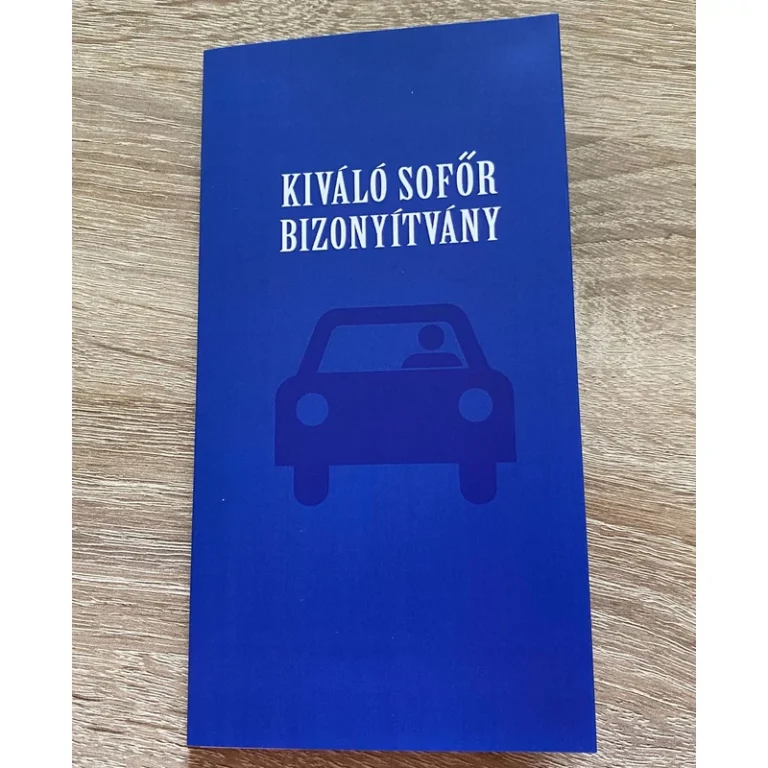 Bizonyítvány - Kiváló sofőr 2