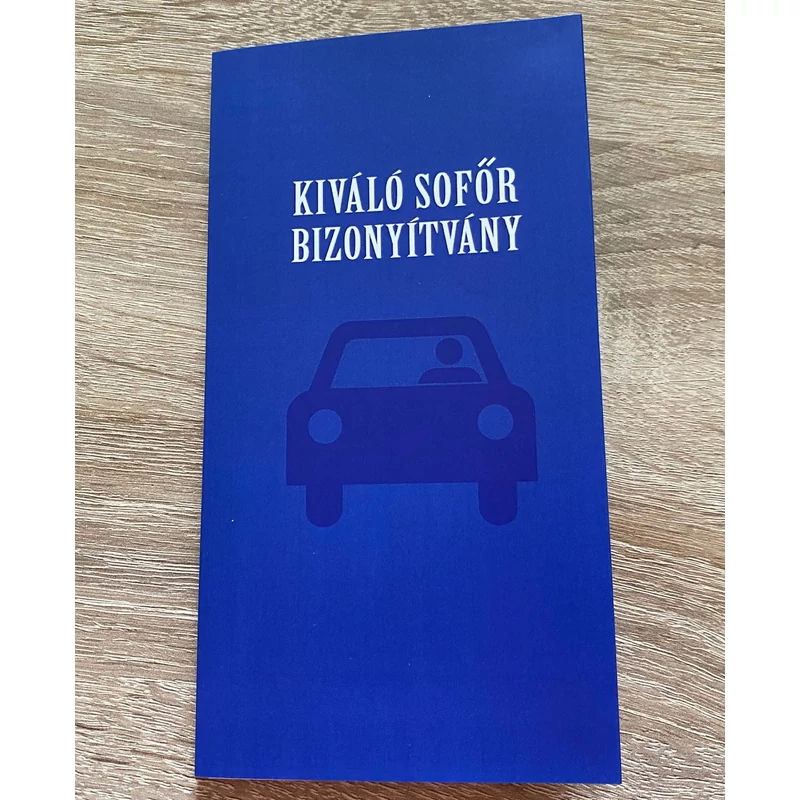 Bizonyítvány - Kiváló sofőr 2