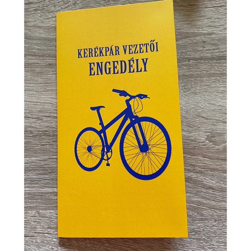 Bizonyítvány - Kerékpár vezetői engedély