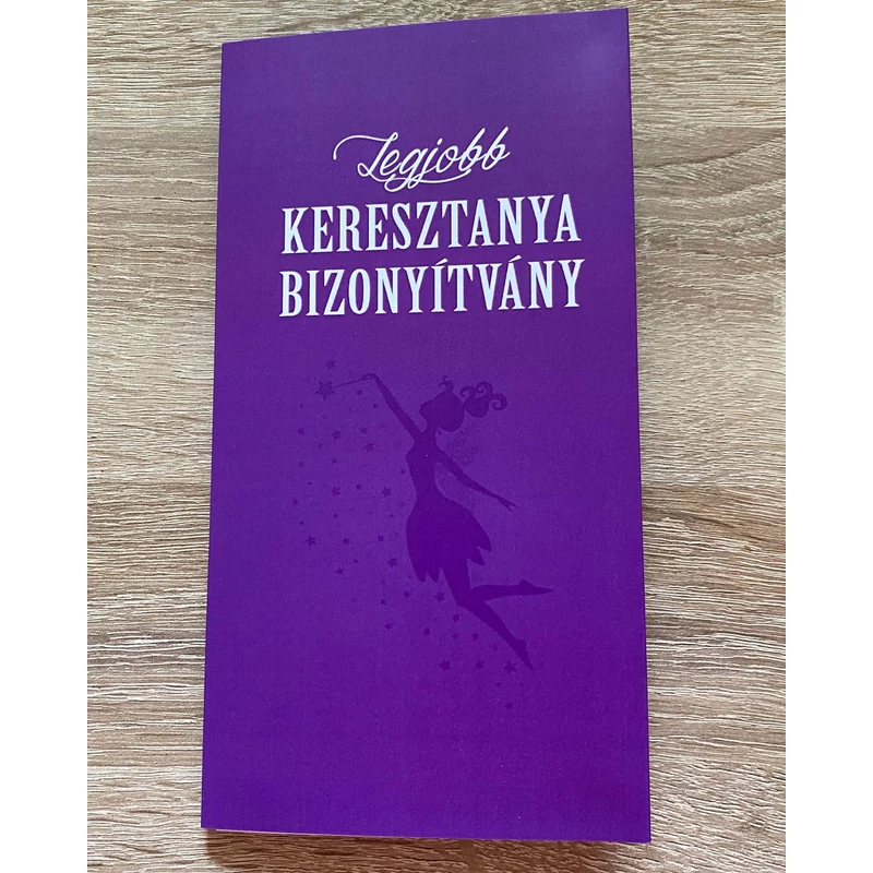 Bizonyítvány - Legjobb keresztany