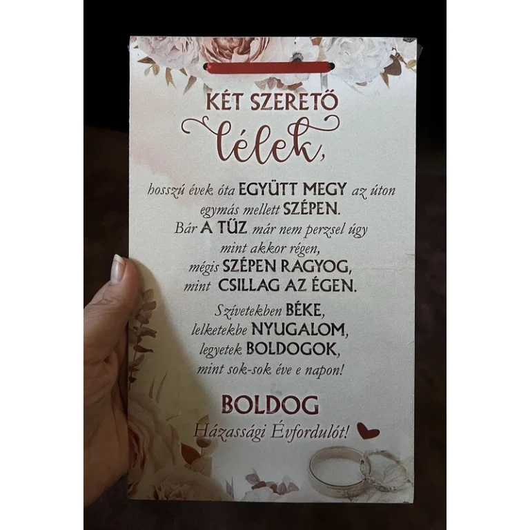 Dísztábla kicsi  - Két szerető lélek
