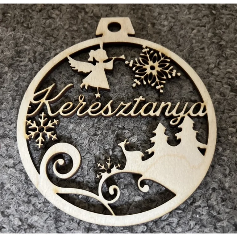 Karácsonyi Díszgömb - Keresztanya