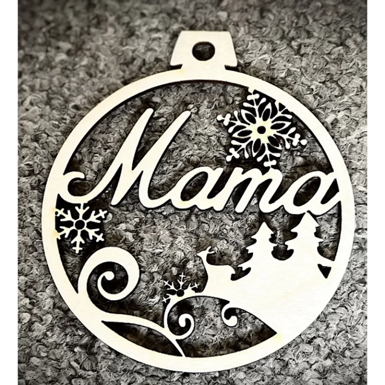 Karácsonyi Díszgömb - Mama