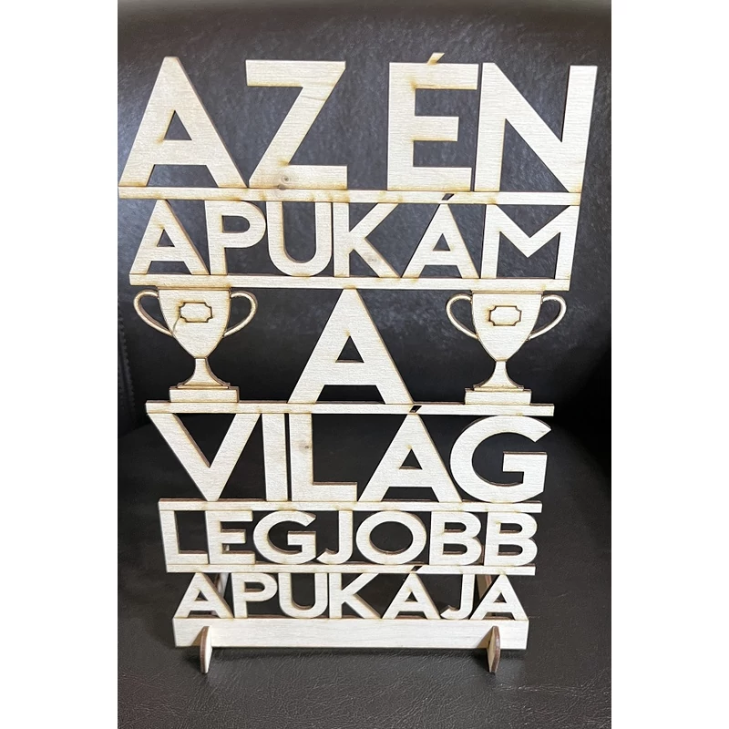 Dekor tábla - Az én Apukám