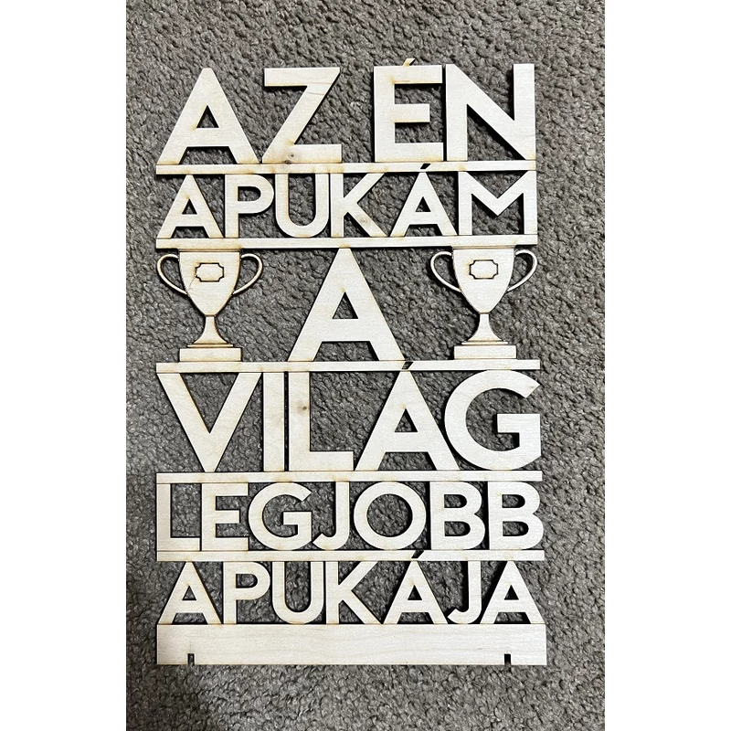 Dekor tábla - Az én Apukám