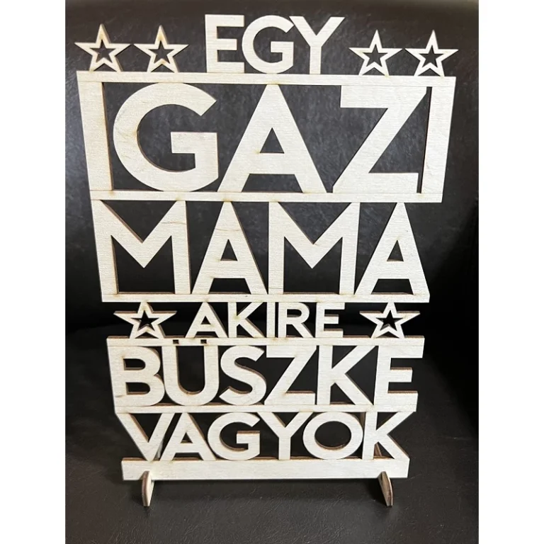 Dekor tábla - Egy igazi Mama