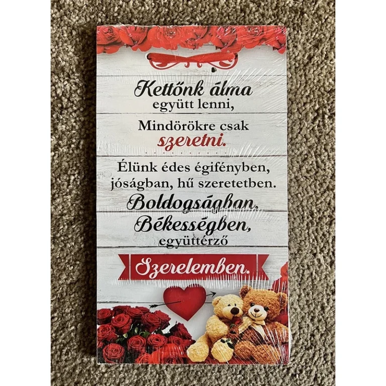 Dísztábla kicsi - Kettőnk Álma