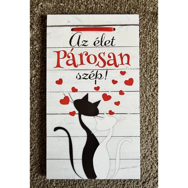 Dísztábla kicsi - Az élet párosan szép