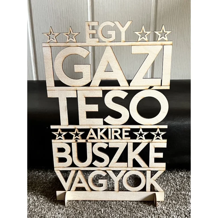 Dekor tábla - Egy igazi Tesó