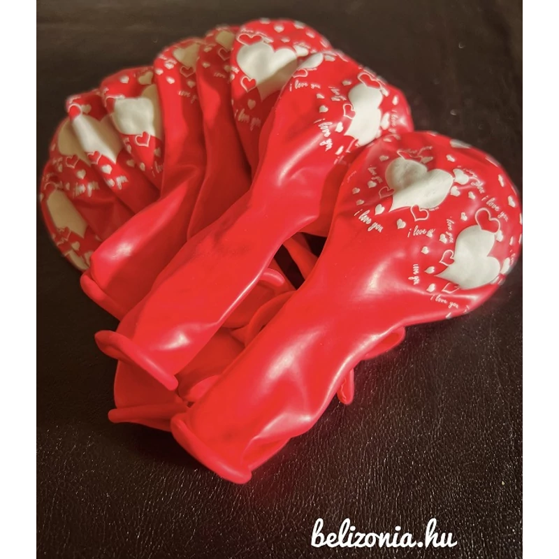 Lufi csomag piros I love you 2 - Szerelmes ajándékok