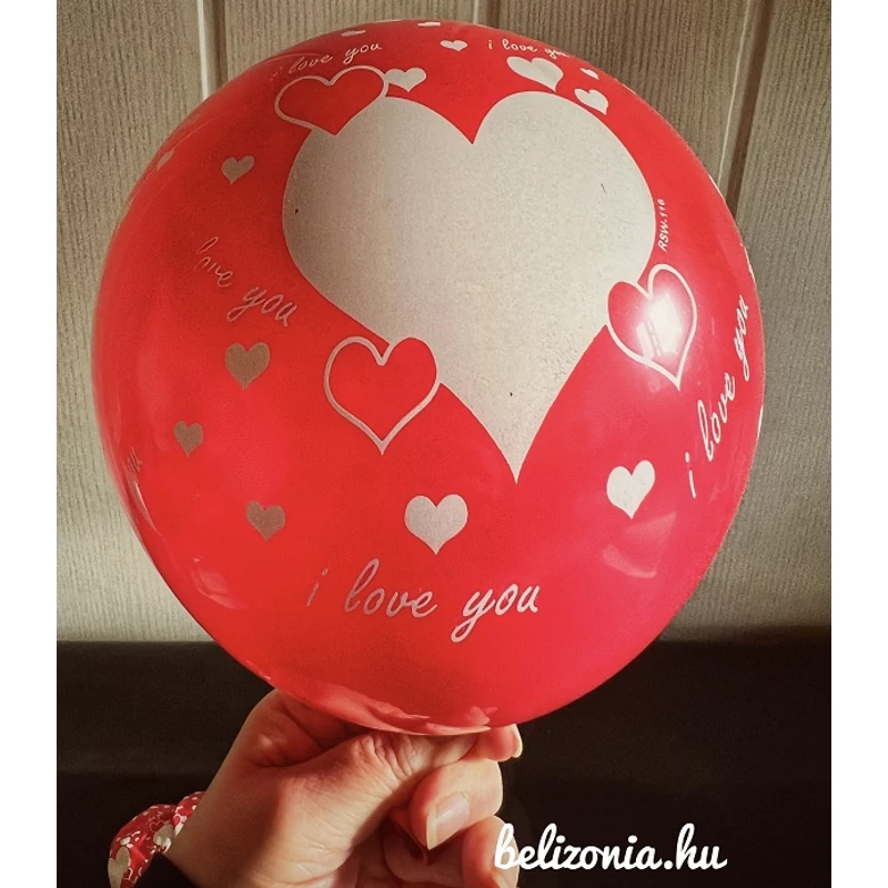 Lufi csomag piros I love you 2 - Szerelmes ajándékok