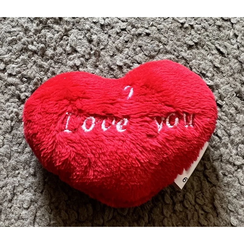 Plüss szív - I Love You