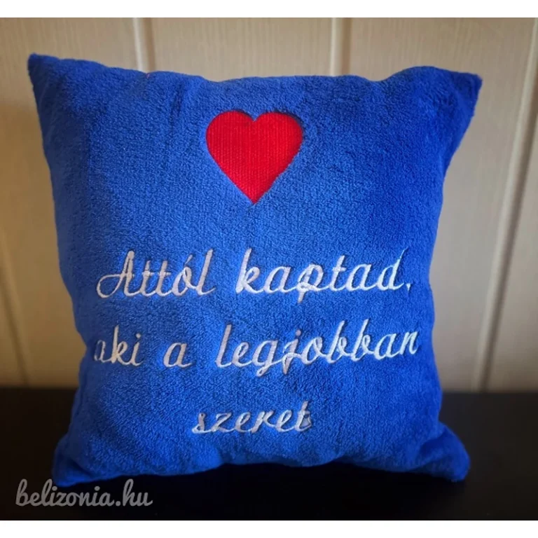 Hímzett párna - Attól kaptad