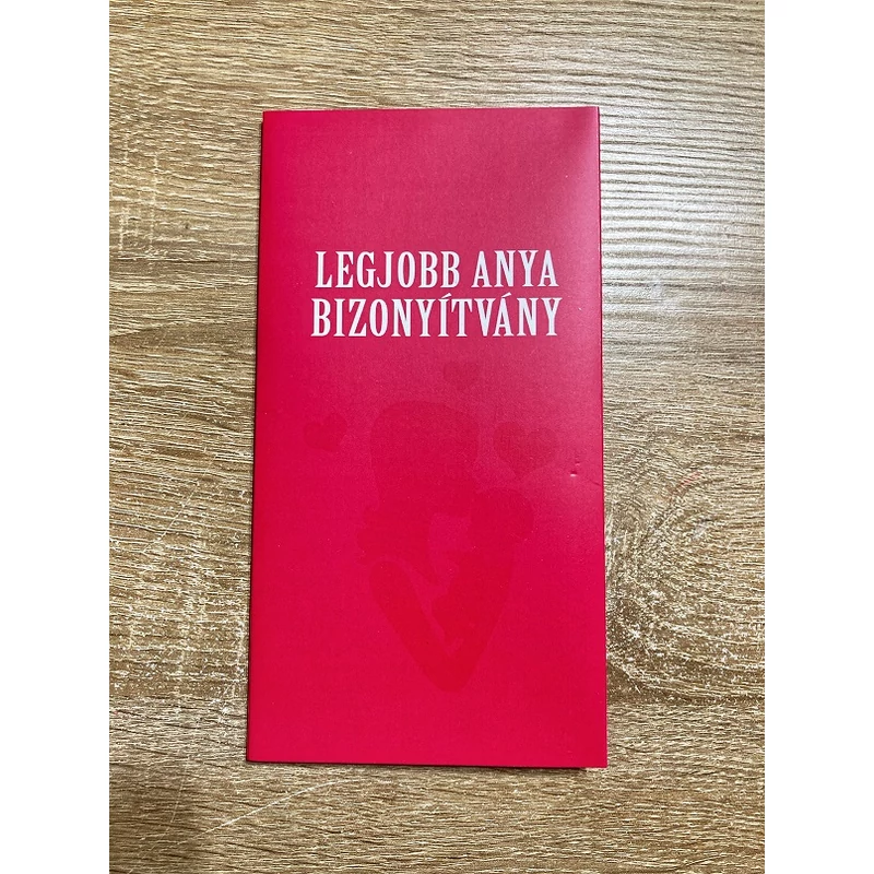 Bizonyítvány - Legjobb Anya