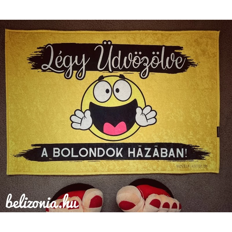 Lábtörlő - Légy üdvözölve A bolondok házába