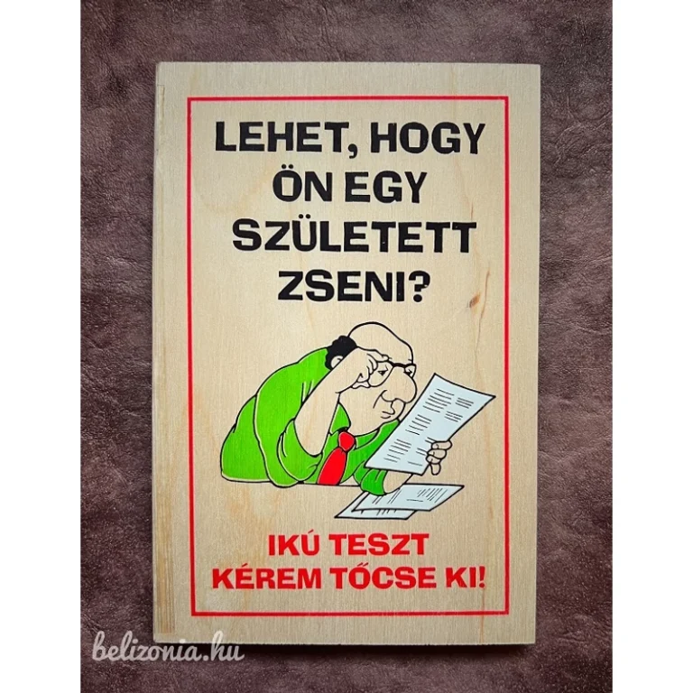 Vicces könyv - Lehet ön egy született zseni