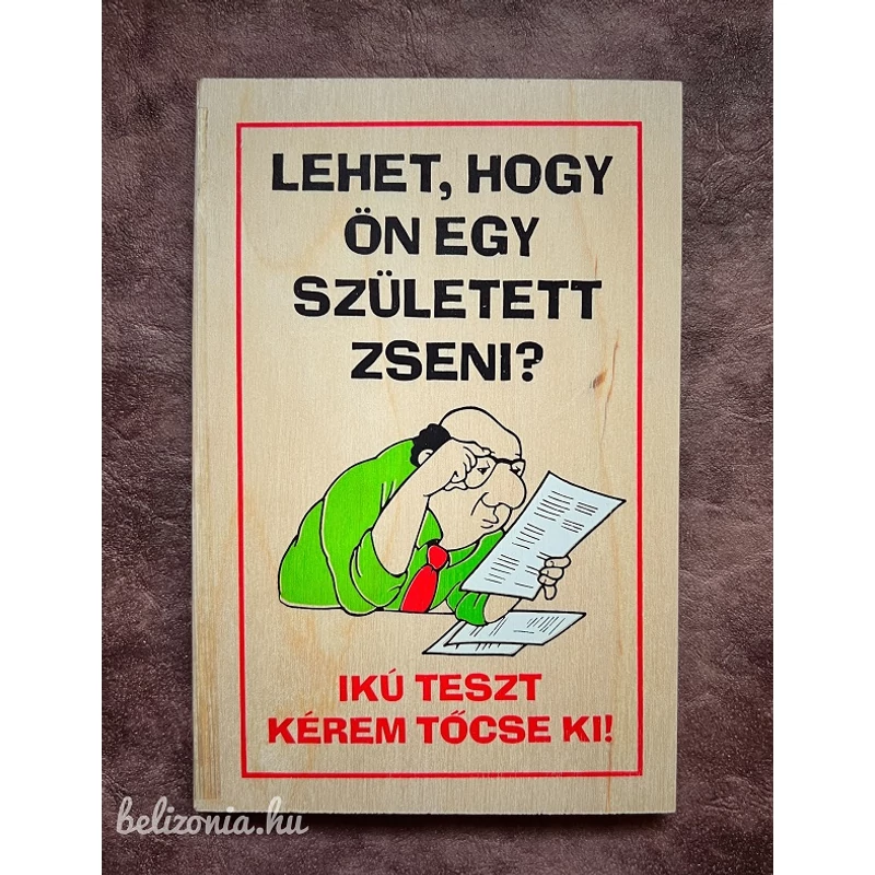 Vicces könyv - Lehet ön egy született zseni