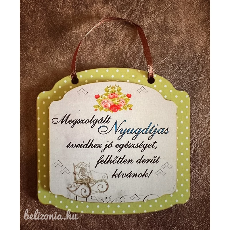 Hűtőmágnes - Nyugdíjas 2